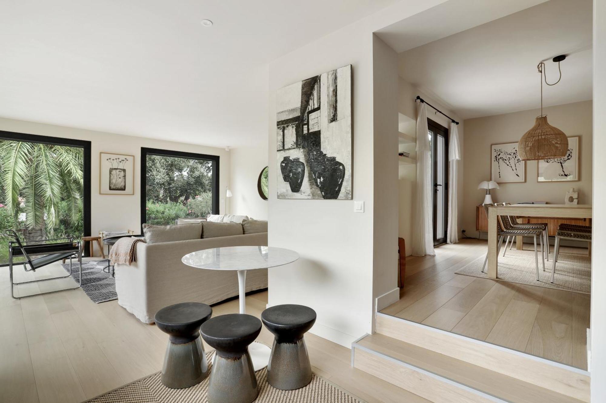 Villa La Temana, rénovée, piscine privée chauffée, grand jardin, plages et commerces à pied, à Cavalaire, près de Saint-Tropez Exterior foto